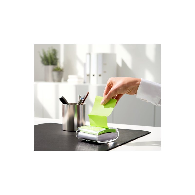 Post-it Z-Notes distributeur, blanc, 12 blocs + distributeur, 90 feuilles/bloc