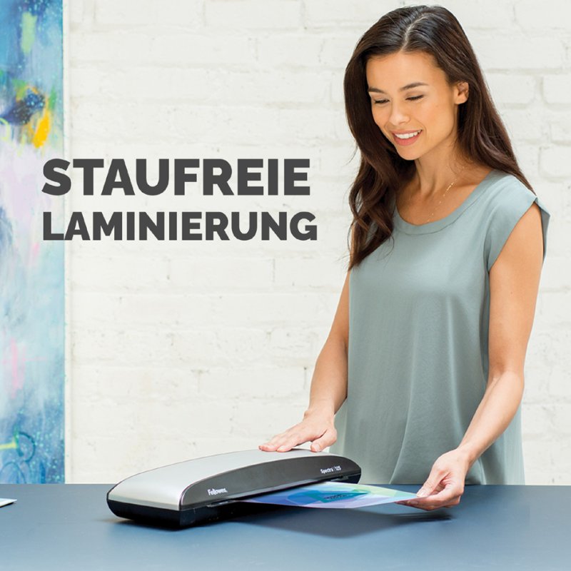 Fellowes machine de plastification Spectra A4, gris, largeur de plastification 230 mm
