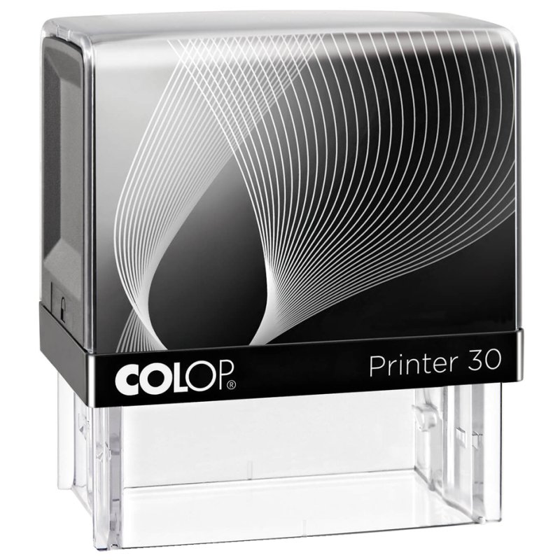 COLOP tampon texte Printer 30, auto-encreur, 18 × 47 mm, 5 lignes