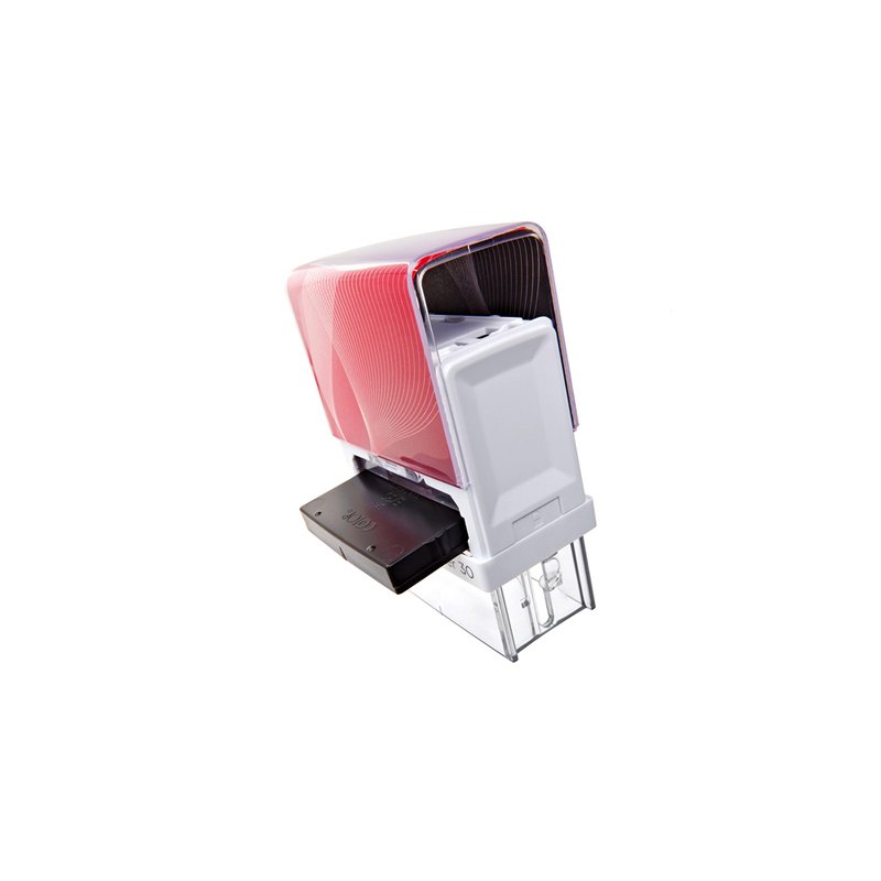 COLOP tampon texte Printer 30, auto-encreur, 18 × 47 mm, 5 lignes