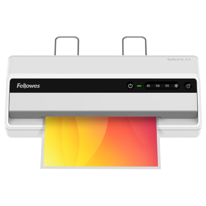 Fellowes machine à plastifier Saturn, A4, blanc/gris, 160-250 micron