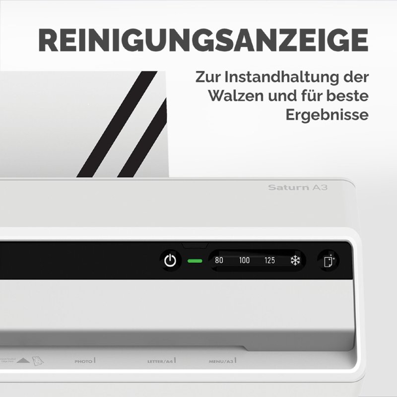 Fellowes lamineermachine Saturn, A3-formaat, wit/grijs