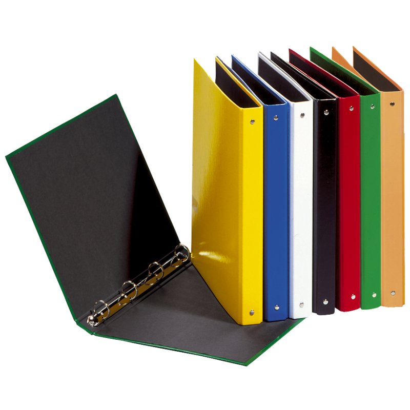 PAGNA classeur Basic Colours, rouge, A4, mécanisme 4-anneaux