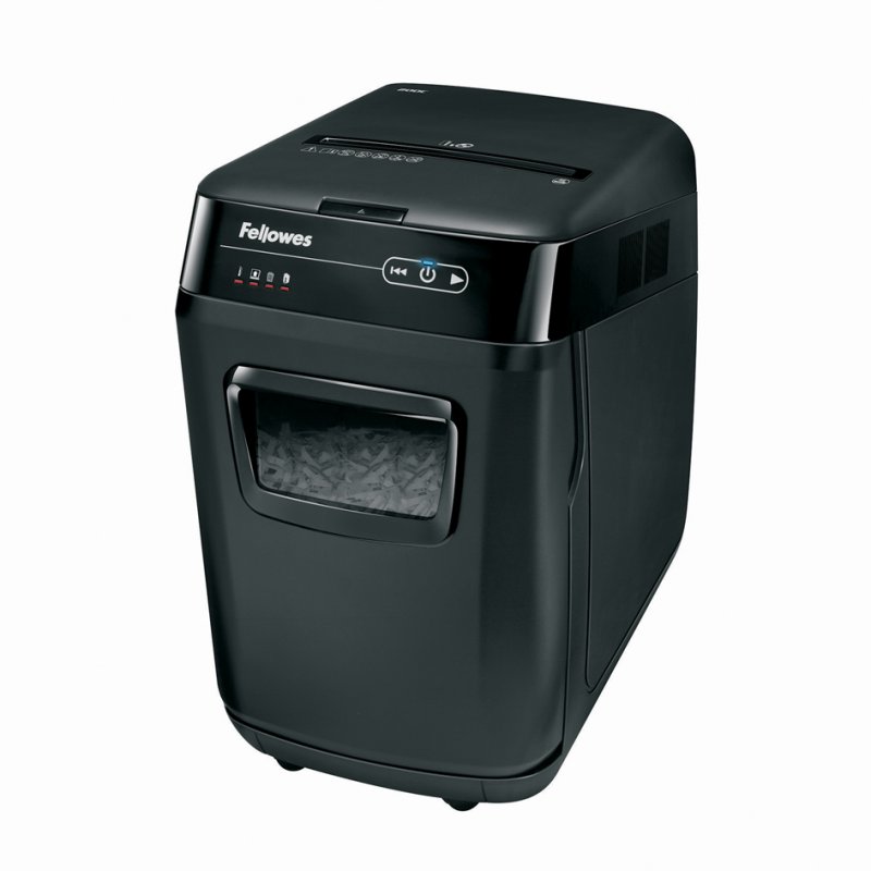 Fellowes papiervernietiger AutoMax 200C, snippers 4×38 mm, 200 vel, 32 liter