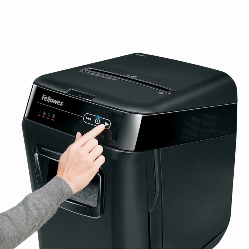 Fellowes papiervernietiger AutoMax 200C, snippers 4×38 mm, 200 vel, 32 liter