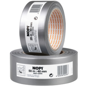NOPI reparatietape, zilver, 50 mm × 25 m