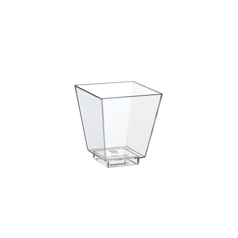 STARPAK bol à doigts angulaire, 50 ml, polystyrène cristal, 50 pièces