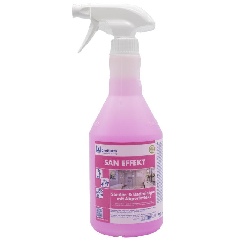 DREITURM nettoyant sanitaire et salle de bain SAN-EFFEKT, flacon pulvérisateur, 750 ml