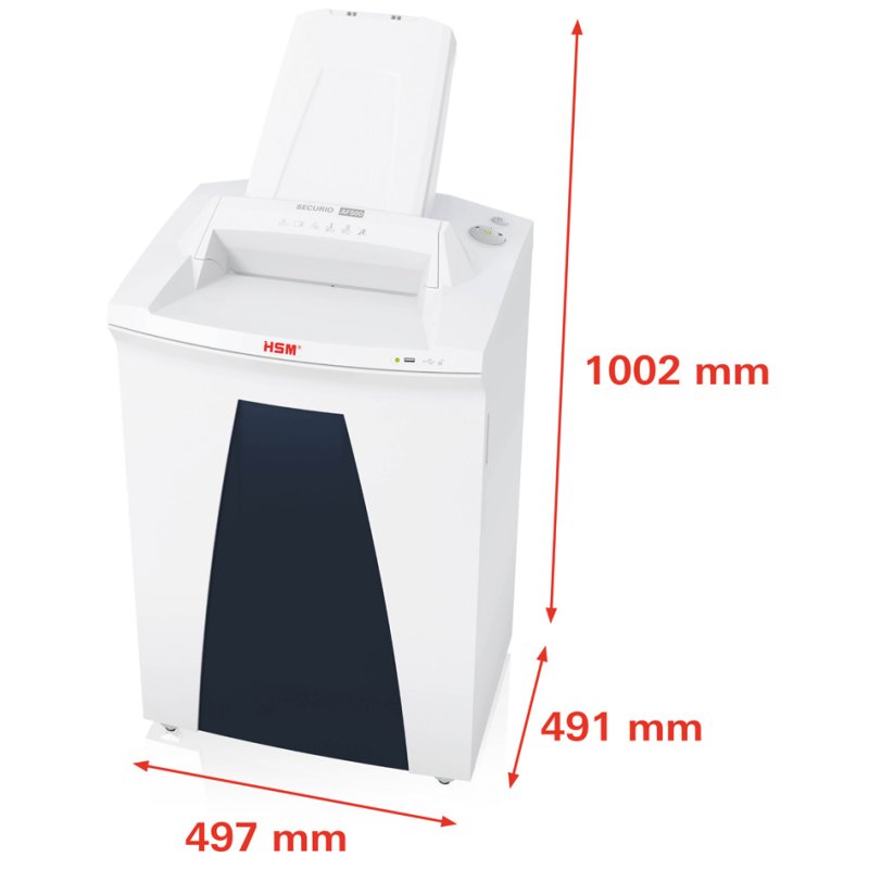HSM papiervernietiger SECURIO AF500, 4,5 × 30 mm, automatische invoer 500 vel