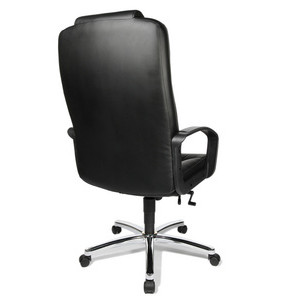 Topstar directiestoel Comfort Point 50, verchroomd/zwart, lendensteun, kopsteun