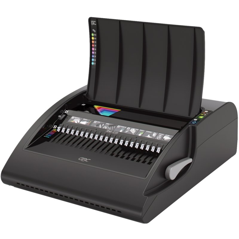 GBC elektrische inbindmachine CombBind C210E, zwart, 20 vel ponskapaciteit, 450 vel bindcapaciteit