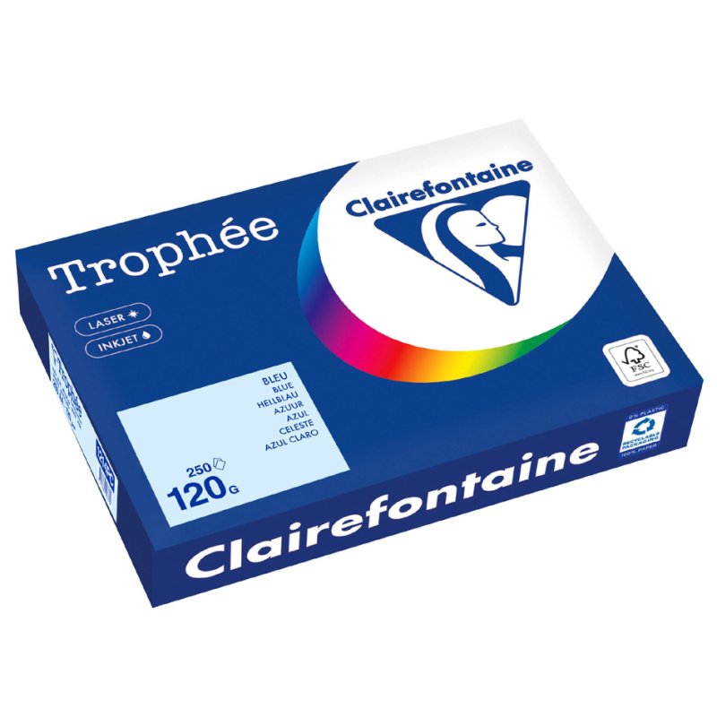 Clairefontaine multifunctioneel papier Trophée, A4, kameel, 250 vel