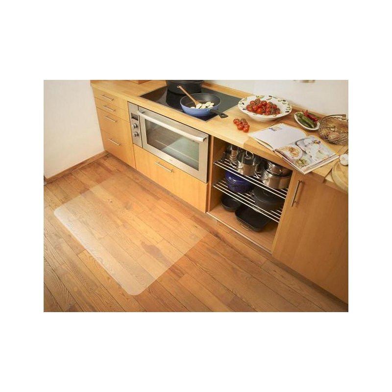 Rillstab tapis de protection de sol rectangulaire, 1200 × 1830 mm, transparent