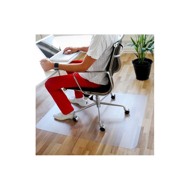 Rillstab tapis de protection de sol rectangulaire, 1200 × 1830 mm, transparent