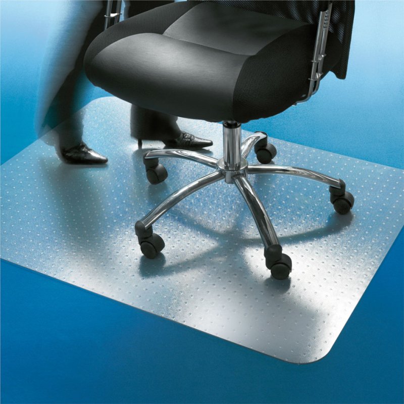 Rillstab tapis de protection de sol, 1200×1500 mm, pour moquette, transparent