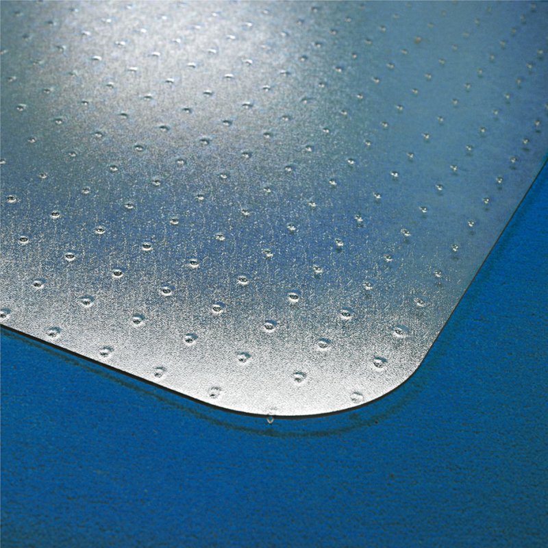 Rillstab tapis de protection de sol, 1200×1500 mm, pour moquette, transparent