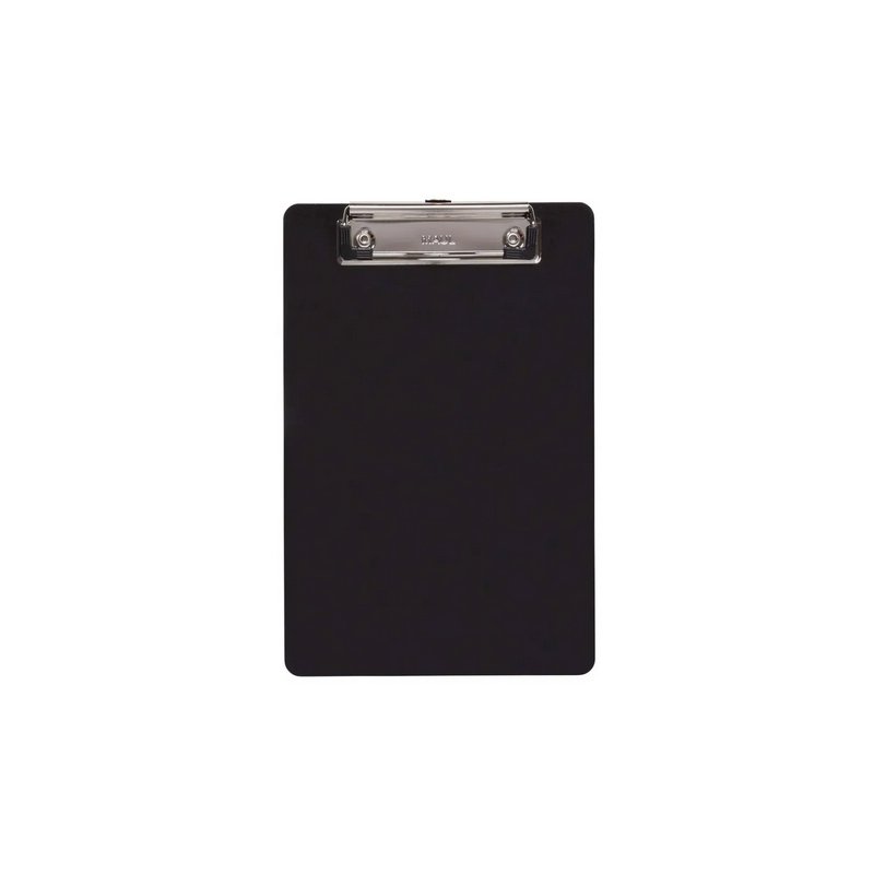 MAUL clipboard plastic A5, black, 8 mm clip width
