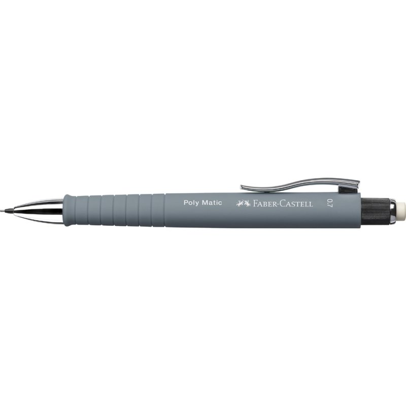 Faber-Castell vulpotlood POLY MATIC, 0,7 mm, zwart, driekant grip