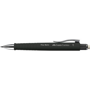 Faber-Castell vulpotlood POLY MATIC, 0,7 mm, zwart, driekant grip
