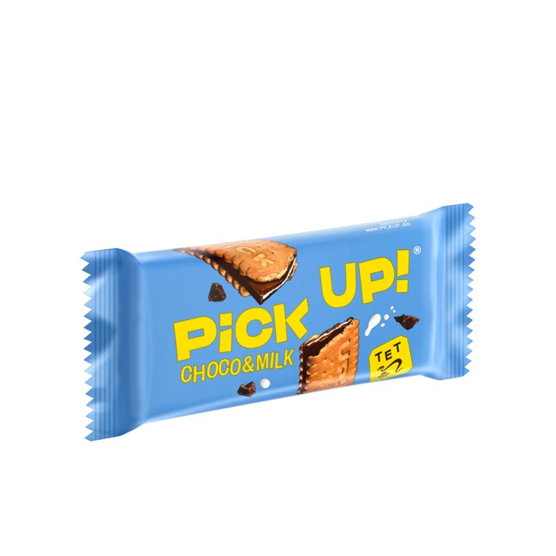PiCK UP! keksrepen Choco & Milch, displayverpakking, 24 stuks à 28 g