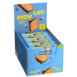 PiCK UP! keksrepen Choco & Milch, displayverpakking, 24 stuks à 28 g