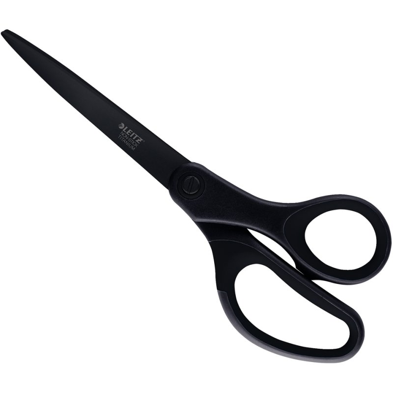 LEITZ ciseaux titane anti-adhésif, pointus, 205 mm, noir