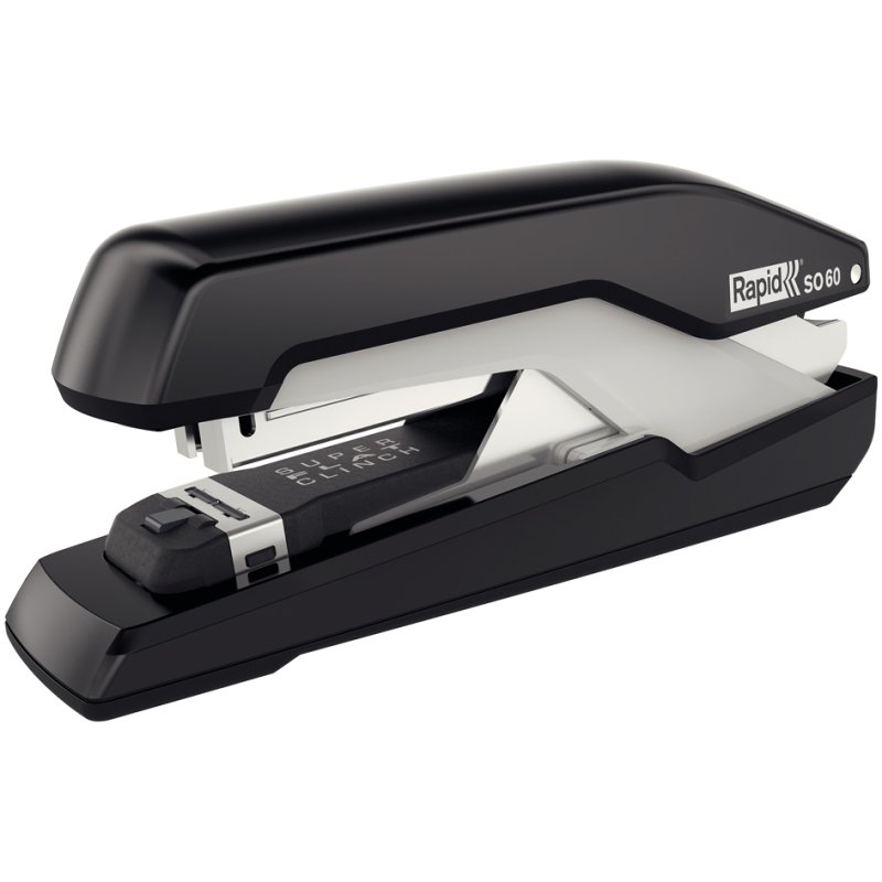 Rapid Supreme Omnipress SO60 stapler, black/grey, 60 sheets