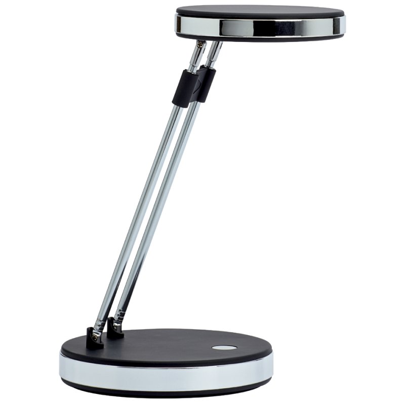 MAUL Lampe de bureau LED MAULpuck avec pied, blanc, 5W, lumière du jour