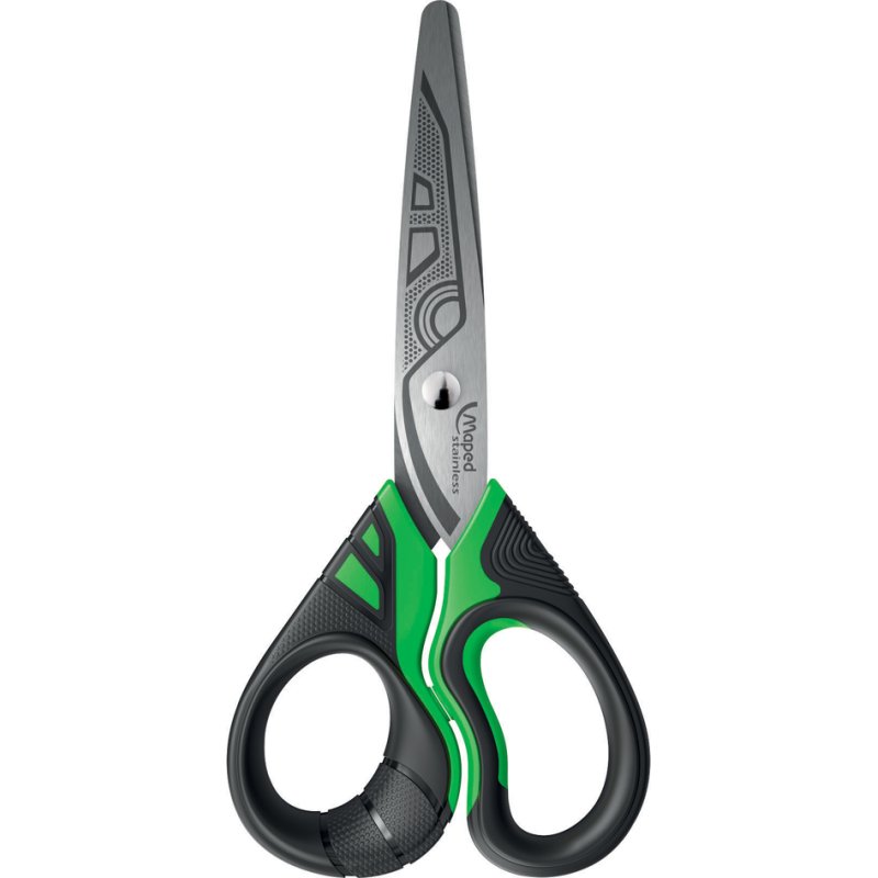 Maped ciseaux Sensoft 3D, couleurs néon, arrondi, 135 mm