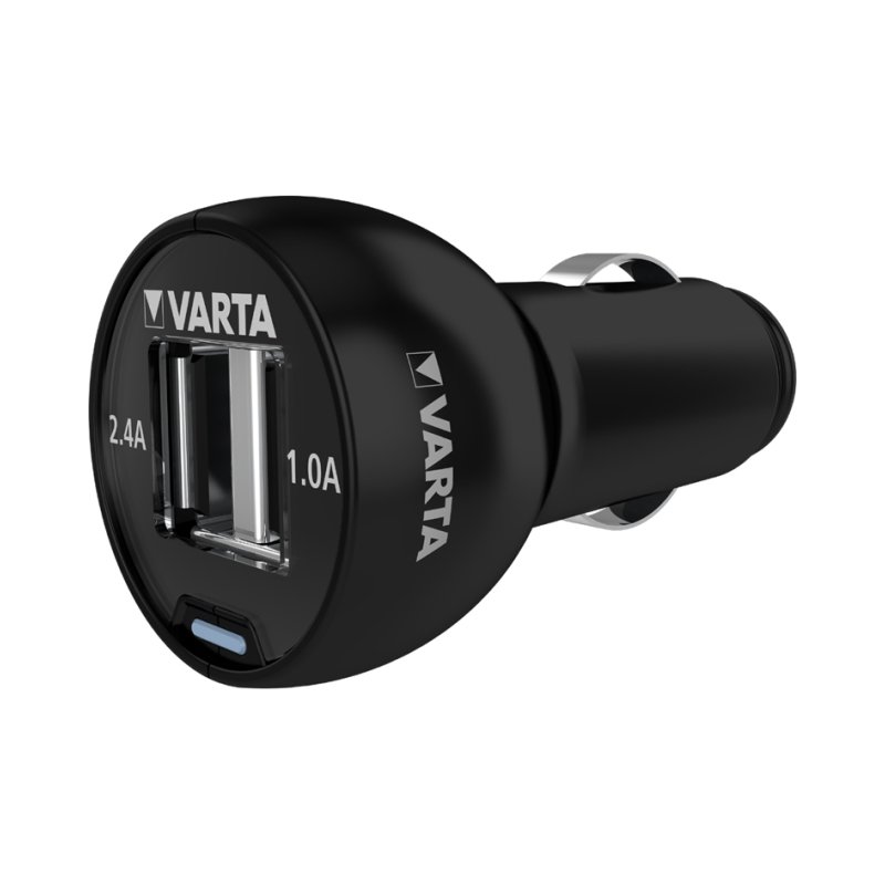 VARTA autolader Car Power, 2 USB-poorten, 12V sigarettenaansteker