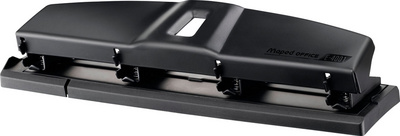 Maped viervoudige perforator Essentials, zwart, 10-12 vel, A4