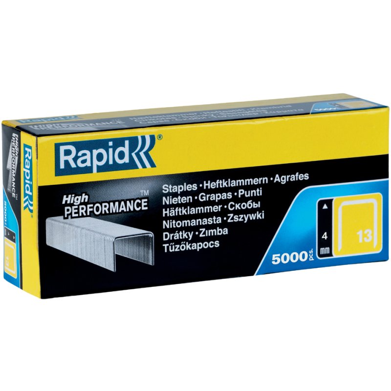 Rapid nietjes 13/8, verzinkt, 5000 stuks