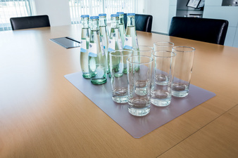 DURABLE sous-main de bureau DURAGLAS, mat transparent, 420 × 300 mm