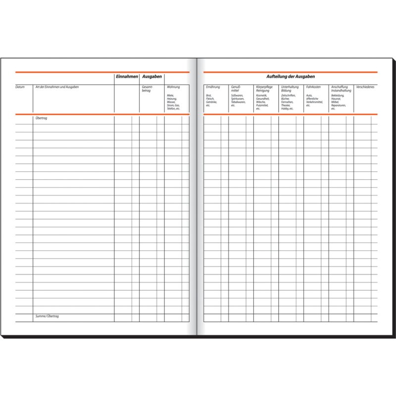 sigel formulierboek huishoudboekje, white, A5, 40 sheets