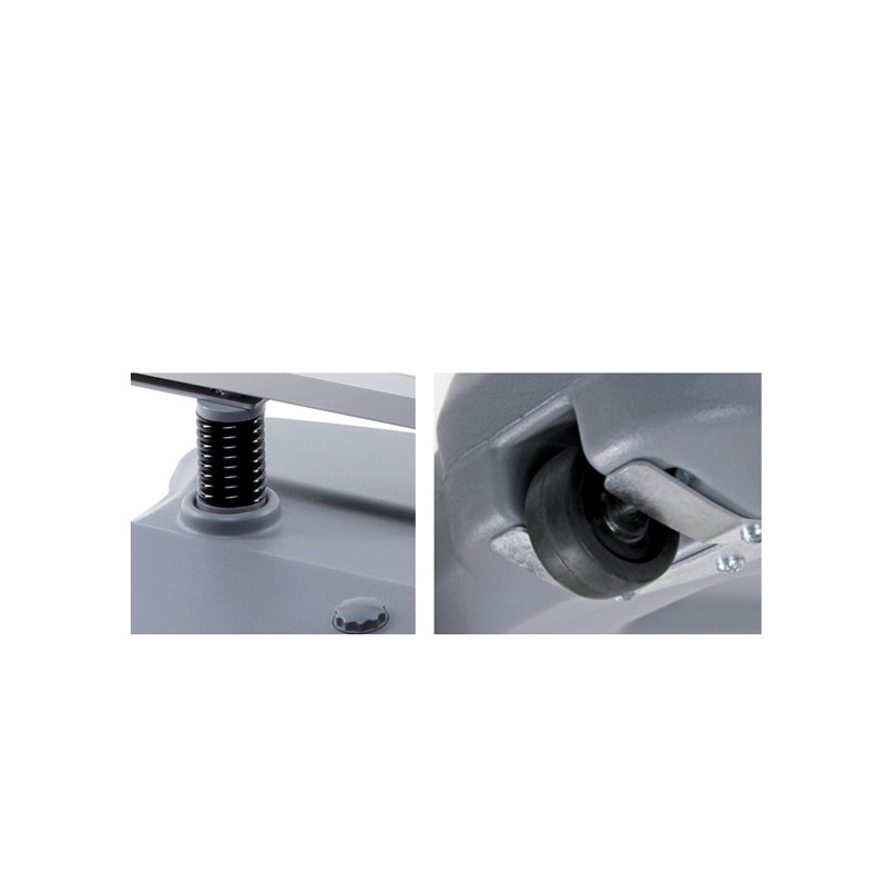 FRANKEN klantstopper TANK, DIN A1, aluminium argent, recto-verso