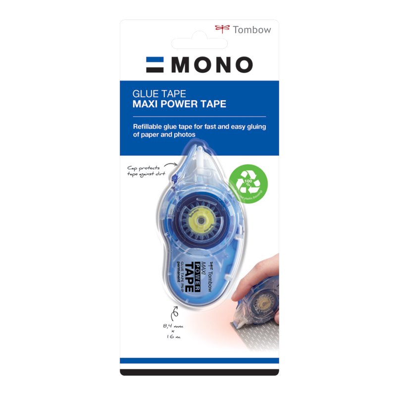 TOMBOW navulcassette correctietape, 8,4 mm × 16 m, permanent