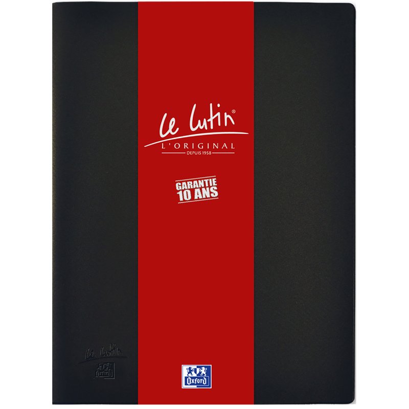 Oxford presentatiemap Le Lutin A4, noir, 10 pochettes