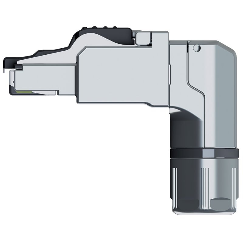 TELEGÄRTNER Connecteurs RJ45 Cat.6A, 4x90°, PROFINET