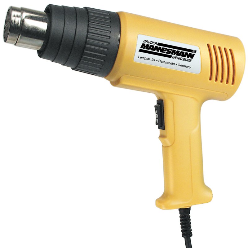 BRÜDER MANNESMANN pistolet à air chaud, 2000 watts, 2 températures