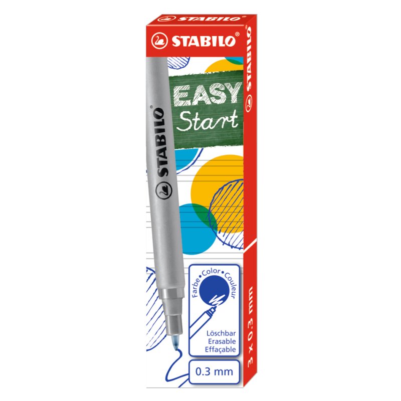 STABILO roller EASYoriginal, droitiers, rose, 0,5 mm