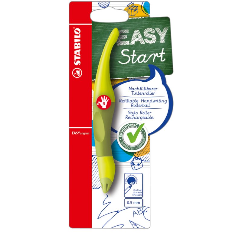 STABILO roller EASYoriginal, droitiers, rose, 0,5 mm