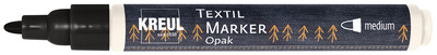 KREUL stof-markeerstift, ronde ultrafijne punt, wit, 1,0-2,0 mm