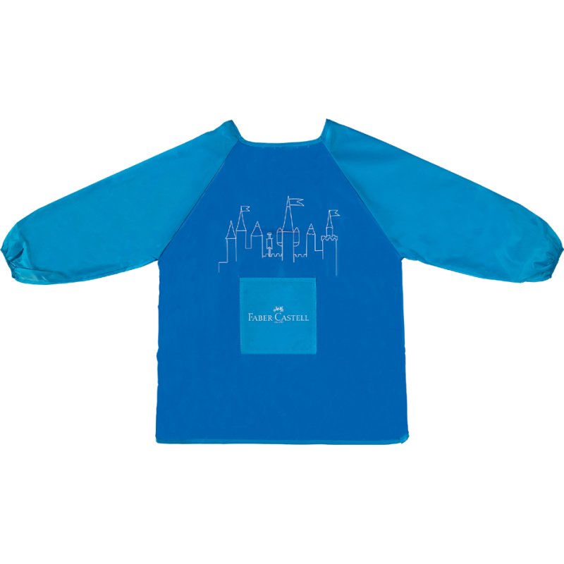 Faber-Castell tablier de peintre, bleu, taille unique, 100% polyester