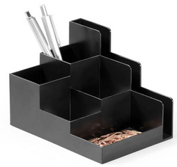 DURABLE Organiseur de Bureau OPTIMO eco, 6 compartiments, anthracite