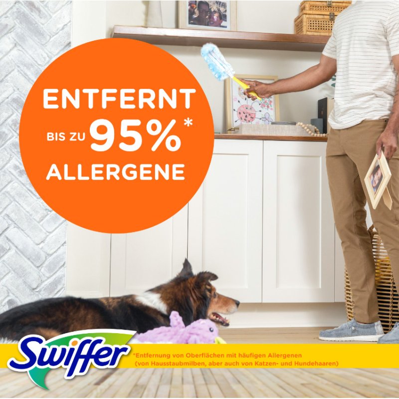 Swiffer Capteur de poussière lingettes, recharge, 4 pièces