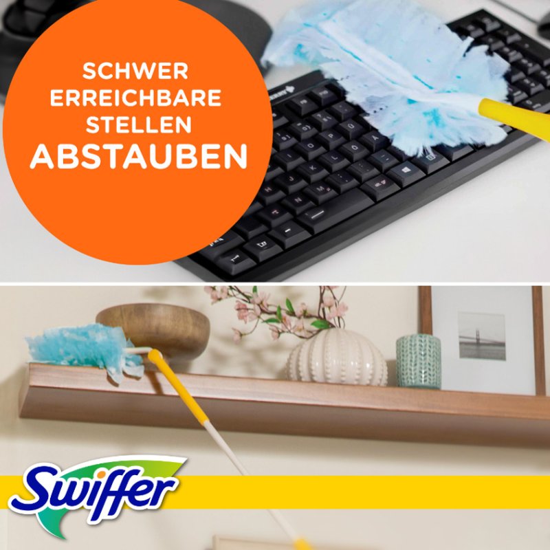 Swiffer Capteur de poussière lingettes, recharge, 4 pièces