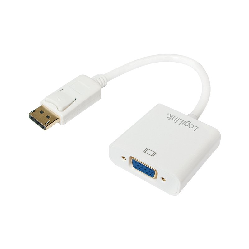 LogiLink Adaptateur DisplayPort vers VGA, 1920×1080, 150 mm