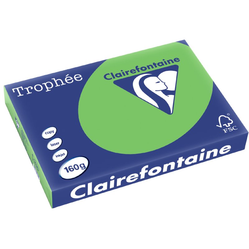 Clairefontaine papier multifonction Trofee, A3, vert, 250 feuilles