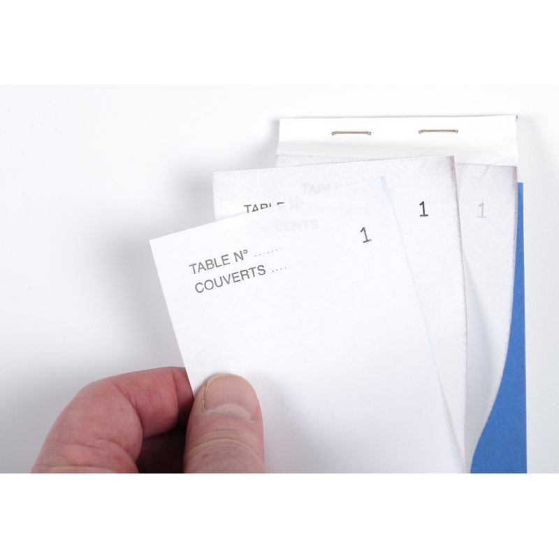 EXACOMPTA blocnote Dienst/Restaurantmanager, doorschrijvend, 50 vel, genummerd