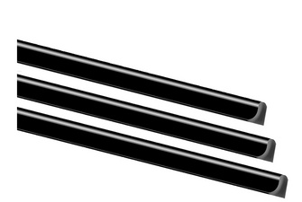 EXACOMPTA klemruggen Serodo A4, zwart, 9 mm, 25 stuks